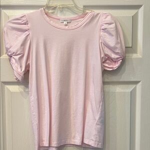 A.L.C. Pink Puff Sleeve Top